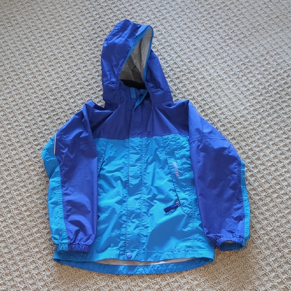 Kids Blue Marmot Rain Jacket